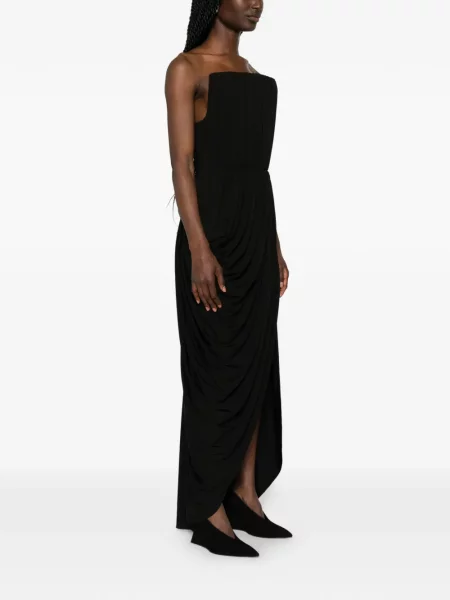 Rochie Stella Mccartney asimetrică drapată negru