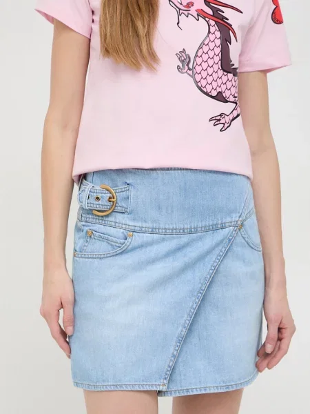 Pinko fustă din denim albastru
