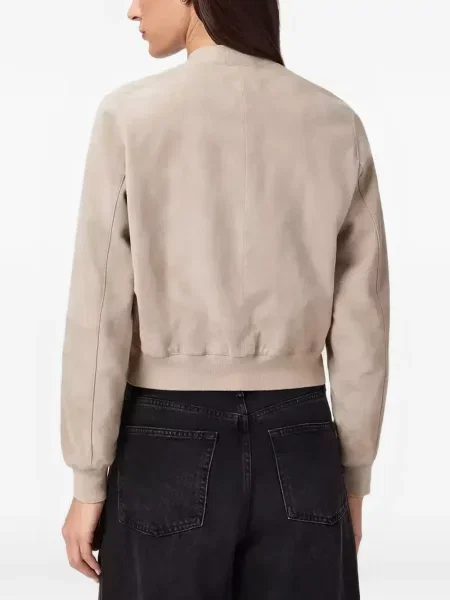 Geacă Allsaints din piele de căprioară