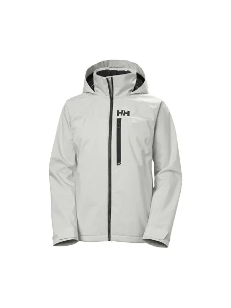 Bunda Helly Hansen s kapucňou sivá