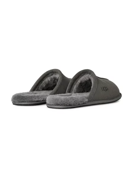 Замшеві капці UGG Scuff сірий
