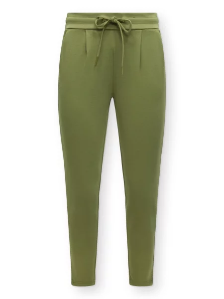 ICHI Pantaloni cutați IHKATE kiwi verde