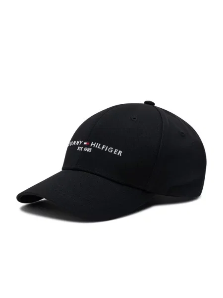 Czapka z daszkiem Tommy Hilfiger czarna