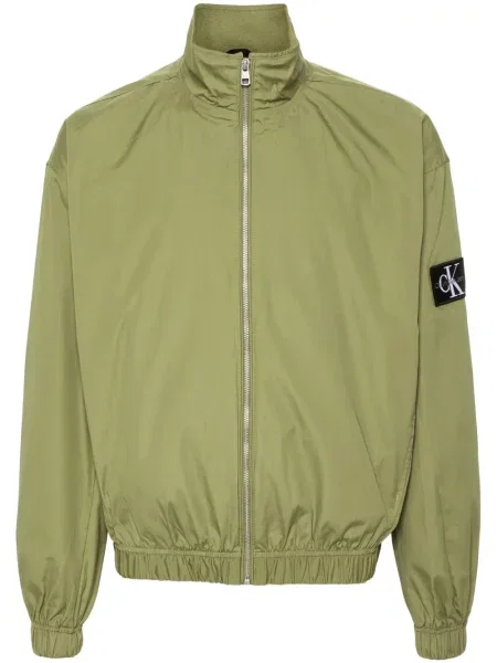 Geacă de blugi Calvin Klein Jeans verde