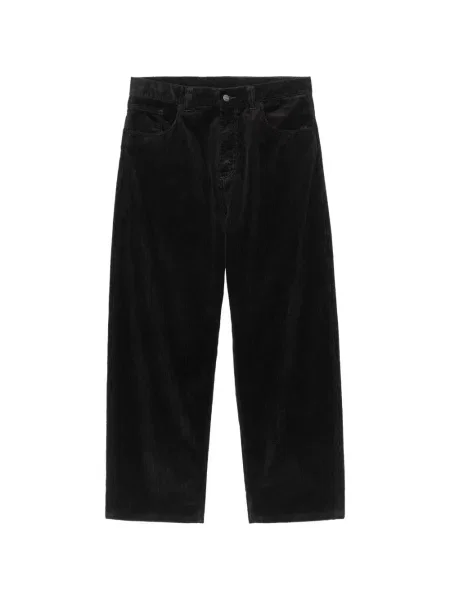 Pantaloni Carhartt Wip de catifea cord negru