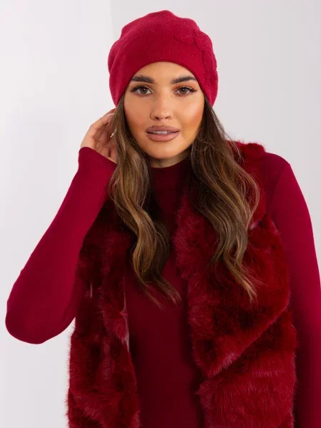 Šiltovka Fashionhunters vínová