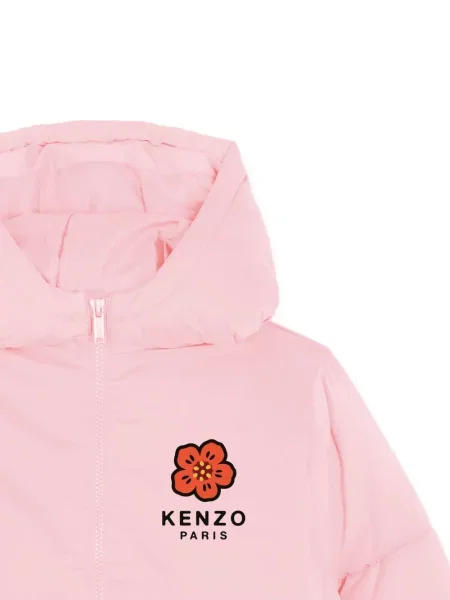 Kurtka dziecięca Kenzo różowa