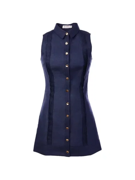 Rochie mini Hevron albastru