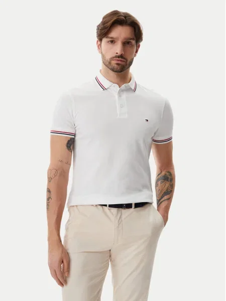 Tenisz pólóing Tommy Hilfiger fehér