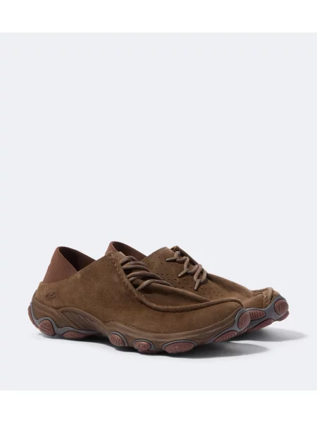 Sneakersy Balenciaga zamszowe brązowe