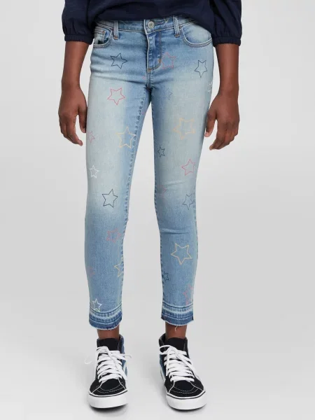 Skinny fit traperice Gap crna
