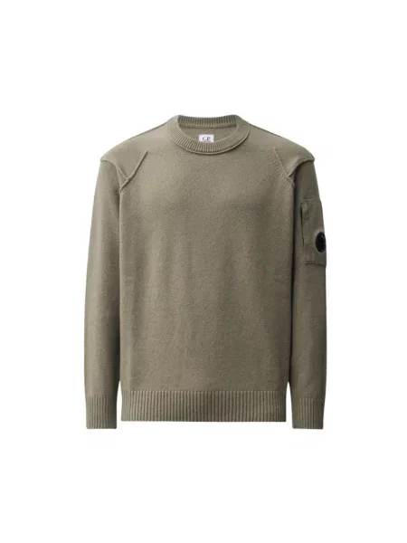 Sweter C.p. Company wełniany zielony