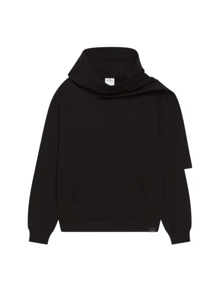 Bluza z kapturem Courreges z kapturem czarna