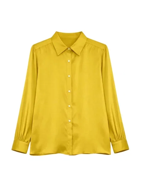 Koszula dżinsowa Iblues żółta