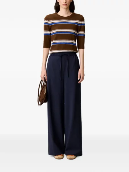 Pantaloni Claudie Pierlot cu cordon albastru