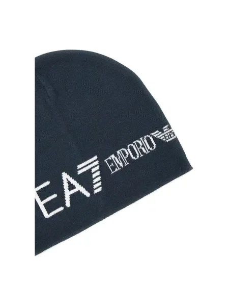 Czapka Emporio Armani Ea7 niebieska