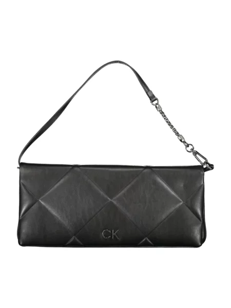 Kopertówka Calvin Klein skórzana czarna
