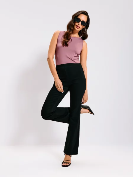 Джинсы клеш Sinsay черные