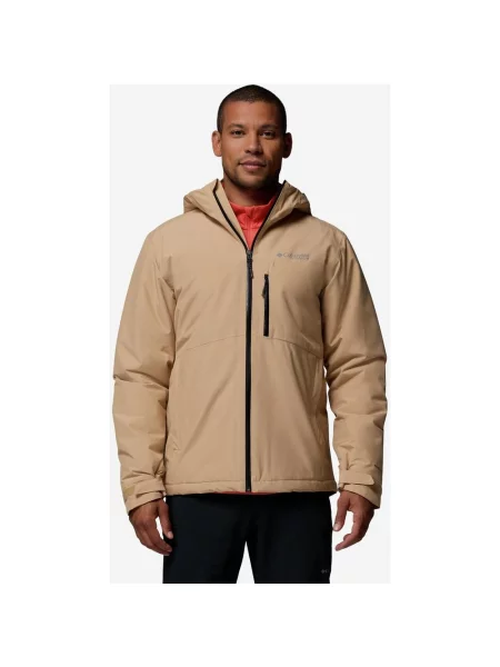 Kurtka z kapturem Columbia Explorer's Edge II Insulated bladożółta S żółta