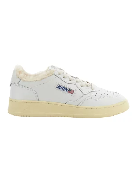Sneakersy Autry wełniane białe