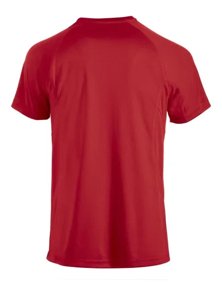 Clique Premium Active-T oddychająca koszulka – red czerwona