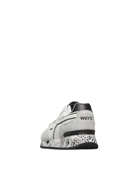 Sneakersy W6yz zamszowe białe