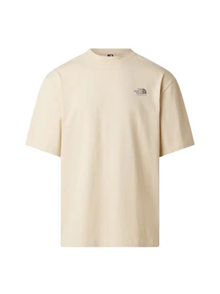 THE NORTH FACE Majica bež / modra / kari črna