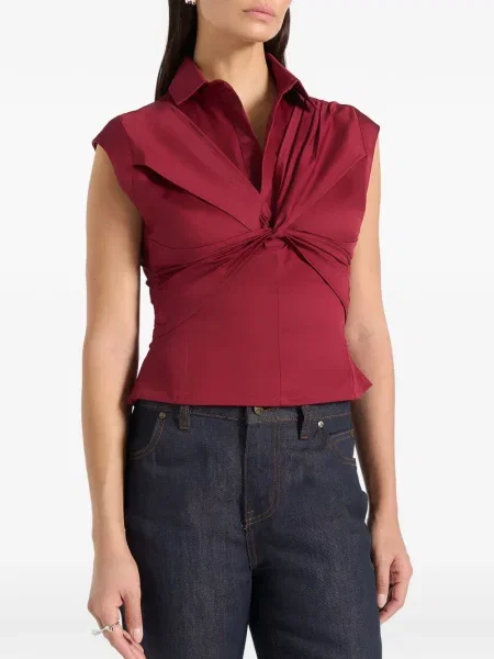 Cămașă Manière De Voir fără mâneci roșu