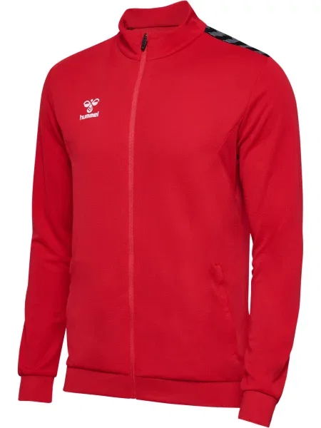 Kurtka z dresu Hummel Authentic Pl czerwona