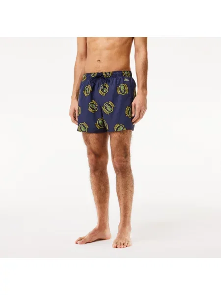 Lacoste Kąpielówki niebieskie
