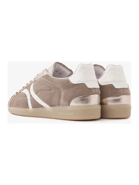 Sneakersy Via Vai skórzane beżowe