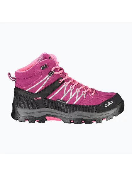 Buty trekkingowe CMP KIDS RIGEL MID wodoodporne fioletowe