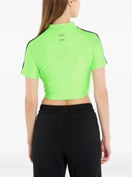 Бягане тениска Adidas с леопардов принт от джърси черно