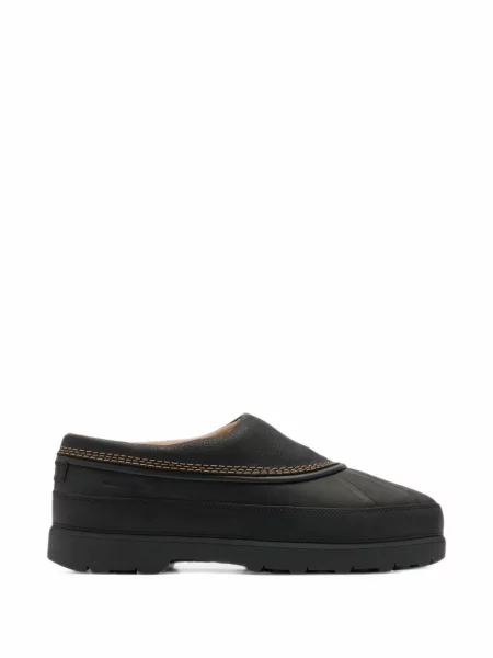 Papuci tip mules Sorel din piele negru