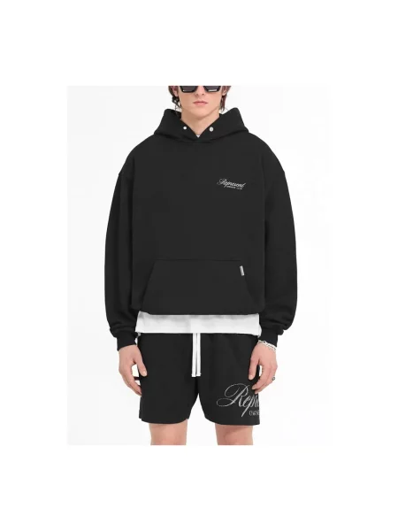 Lniana bluza z kapturem Represent czarna