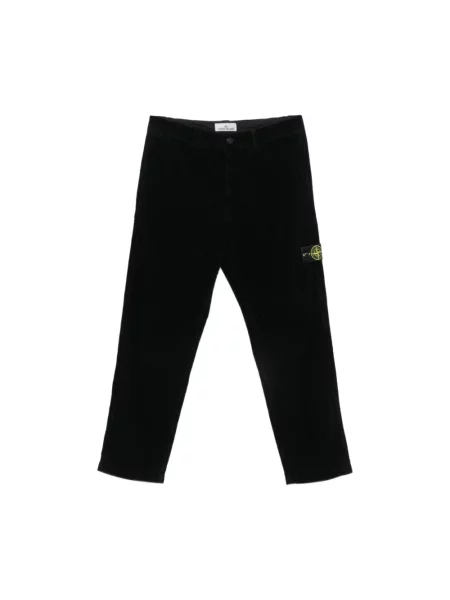 Spodnie Stone Island z kamieniami czarne
