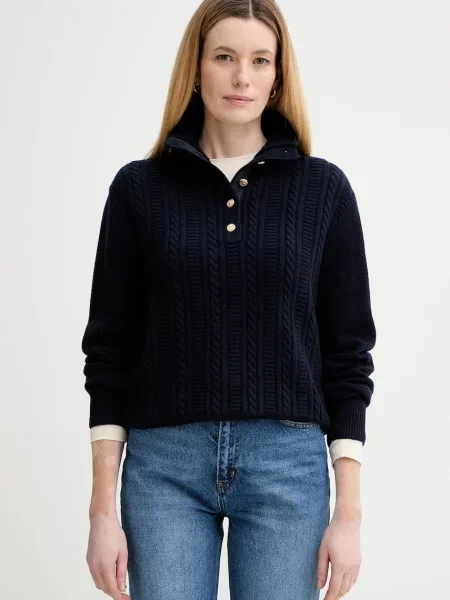 Вълнен пуловер A.P.C. Pull Thea тъмносиньо