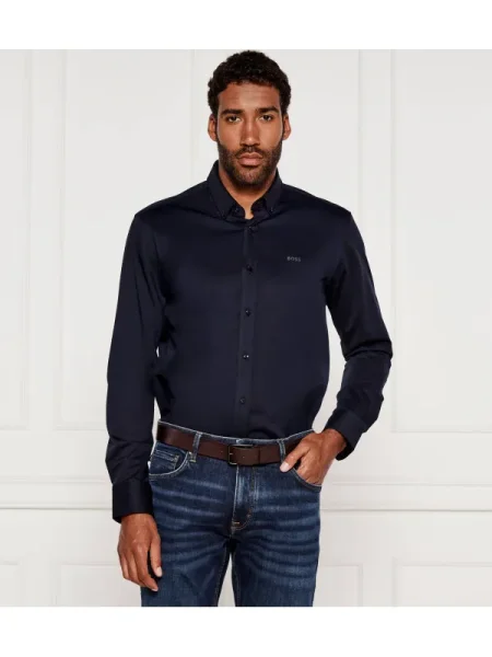 BOSS BLACK Cămașă negru