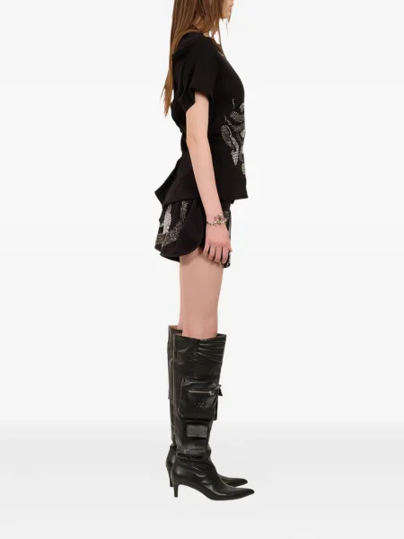 Kryształ górski szorty Natasha Zinko czarne