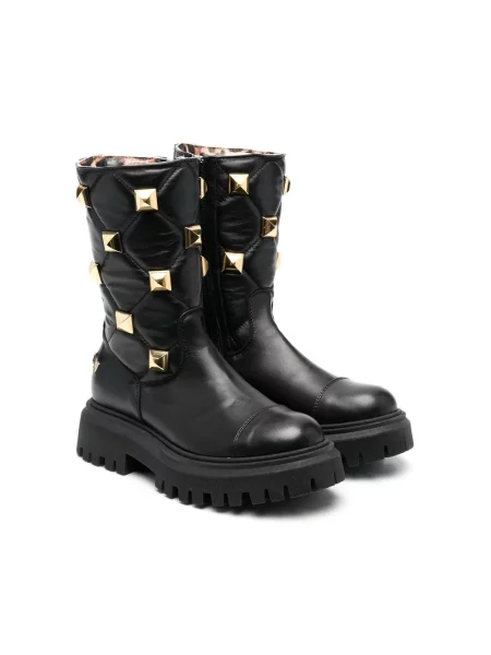 Botki dziecięce Philipp Plein czarne