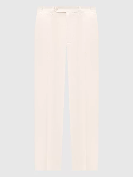 Штани з емблемою Brett Johnson білі