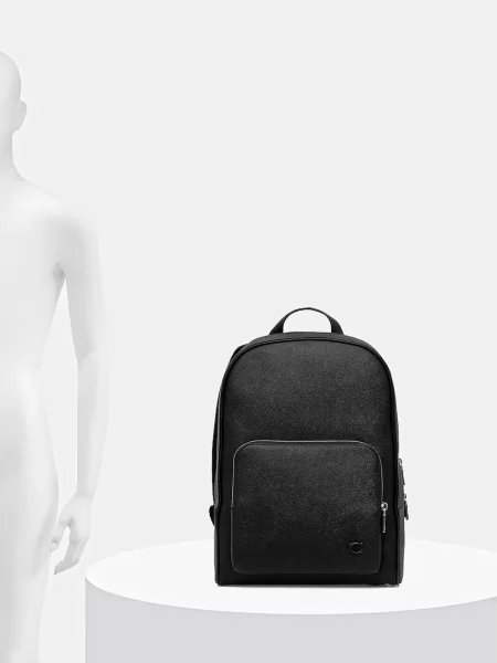 Кожаный рюкзак Coach черный