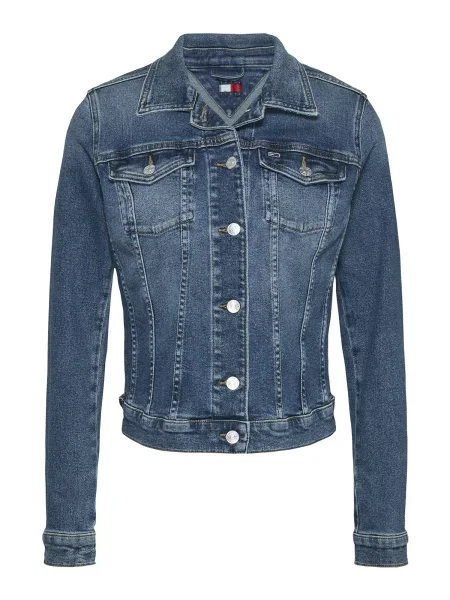 Tommy Jeans Geacă de blugi Vivianne Bleumarin albastru