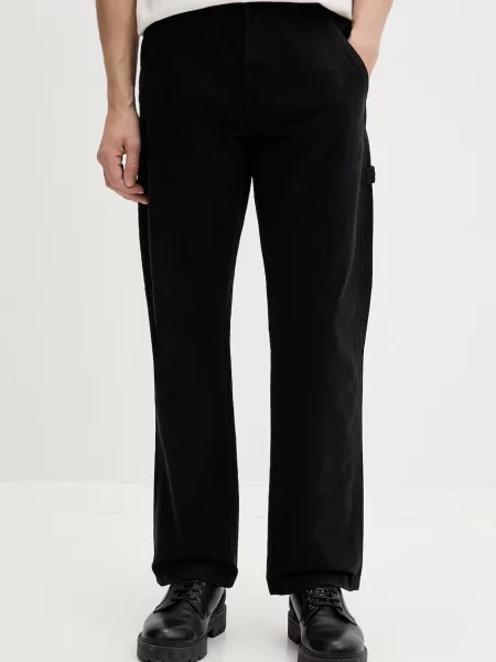 Pantaloni cu picior drept Dickies din canvas negru