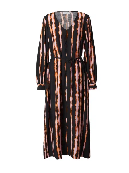 MSCH COPENHAGEN Rochie portocaliu deschis / negru alb