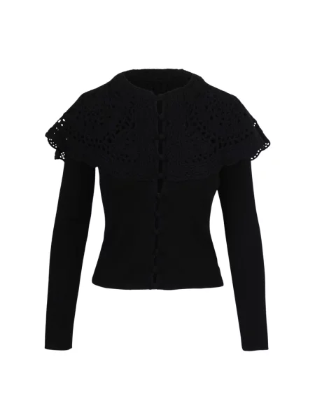 Kardigan Sea Ny wełniany czarny