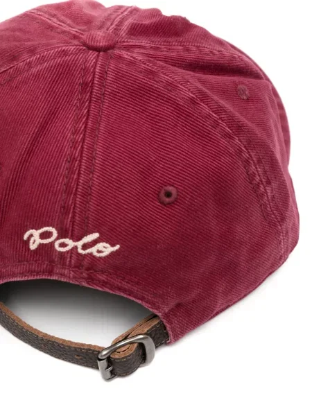 Platno kravata Polo Ralph Lauren s printom crvena