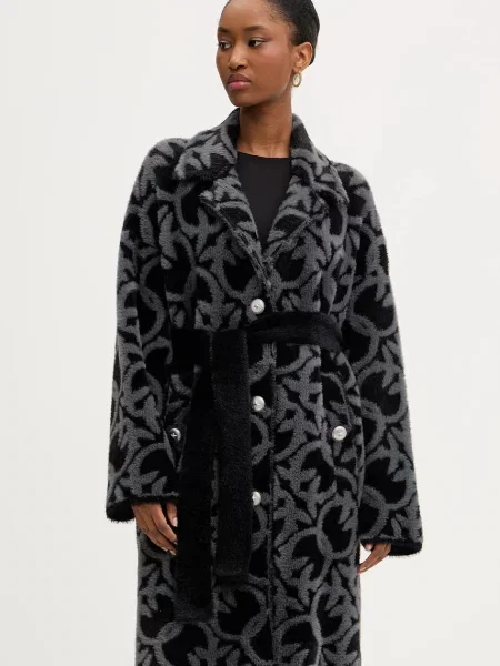 Pinko płaszcz czarny