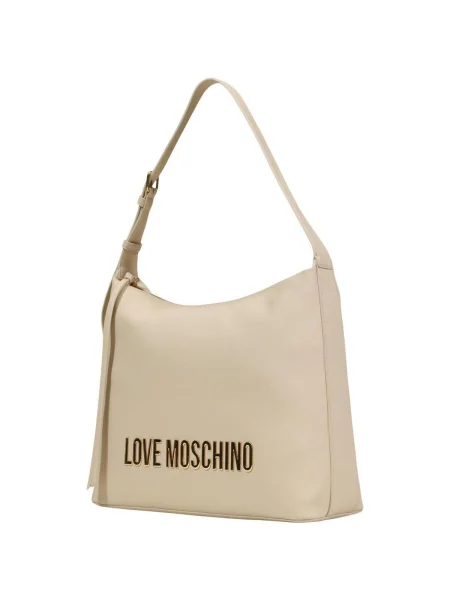Kabelka LOVE MOSCHINO Béžová biela