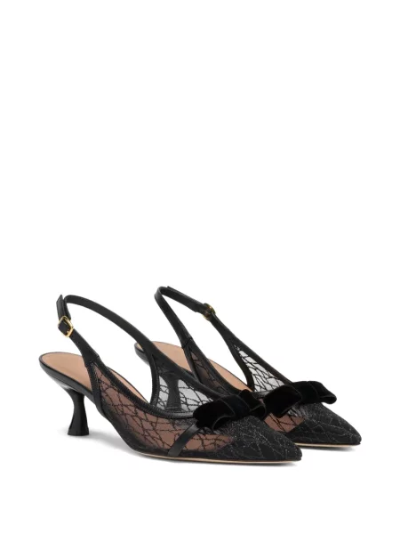 Pantofi cu toc Malone Souliers slingback negru